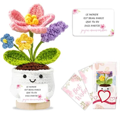 Produktbild von Häkeldekoration für Geburtstagsgeschenke