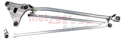 Image de Tringlerie d'essuie-glaces avant sans moteur électrique METZGER pour, entre autres, VOLVO V50