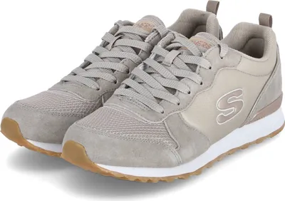 Produktbild von Skechers Low Sneaker GOLDN GURL Damen Leder & Textil Taupe Größe: 36