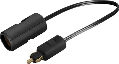 Image de Pro Car 65046 Câble adaptateur 0,25 m, 0.25 m, noir - prise normalisée > prise de voiture