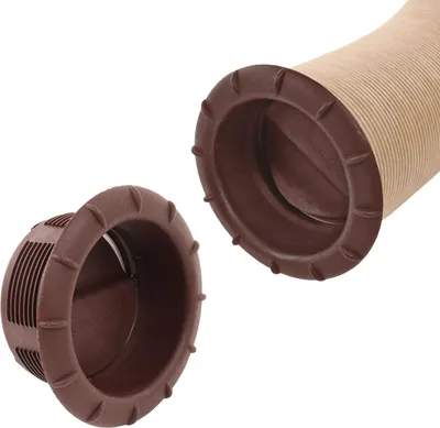 Produktbild von Endstück Warmluftaustritt Braun Truma für 65mm Warmluftrohre verschließbar