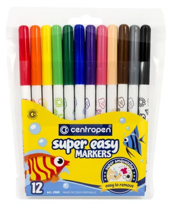 Image de Fixy Centropen EASY MARKERS 2580, sada 12 barev