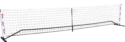 Image de POWERSHOT Filet de tennis en acier 6m x 1,10m - Idéal pour améliorer la technique dans le jardin ou pour les clubs de football