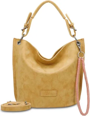 Image de Fritzi aus Preußen sac à épaule Fritzi31N Vintage Hobo Bag Honey Mustard moutarde