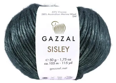 Produktbild von Gazzal Sisley Wolle 5723 Dunkelsmaragd 50g 105m