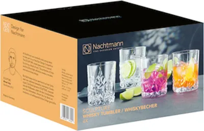 Obrázek produktu pro Nachtmann 101968, Koktejlová sklenice, 340 ml, Sklo, Průhledná, 4 kusů, 86 mm