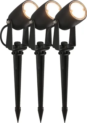 Immagine prodotto di CONNECT TO SHINE Set di espansione Iris con set di 3 faretti da giardino a LED, IP65