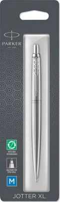 Produktbild von PARKER Kugelschreiber Jotter XL Monochr. Core Edelst. Bl. M Blister
