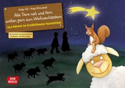 Produktbild von Alle Tiere nah und fern wollen gern zum Weihnachtsstern. Adventskalender.