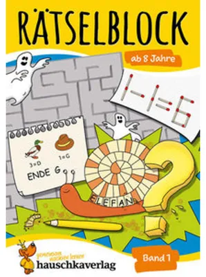 Produktbild von Rätselblock ab 8 Jahre, Band 1, A5-Block