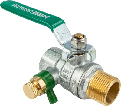 Zdjęcie produktu dla Zawór kulowy 1/2 cala, chromowany,   przez DVGW, do temperatury do 150°C, przeznaczony do instalacji grzewczych i sanitarnych