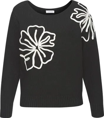 Produktbild von LASCANA Strickpullover schwarz Größe 40/42
