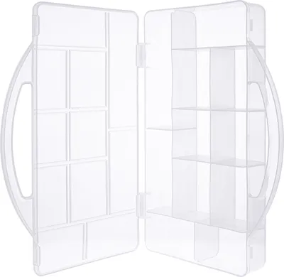 Immagine prodotto di InLine® Cassetta per minuteria, 11 scomparti, dimensioni: 271x186x40 mm, trasparente