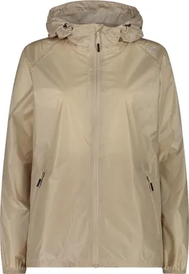 Produktbild von CMP Damen Regenjacke Pack Pocket mit Clima-Protect und Kapuze beige 38