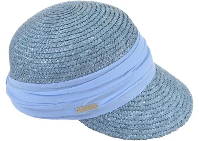 Obrázek produktu pro Elegantní klobouk Seeberger s ochranou proti UV záření, modrý, velikost M