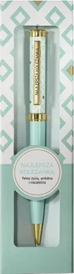 Produktbild von Blauer Kugelschreiber, "Be Happy"