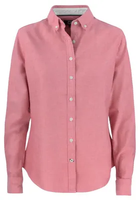 Produktbild von Cutter & Buck - "Belfair" Button-Down-Hemd für Damen ET788 (XS) (Rot)