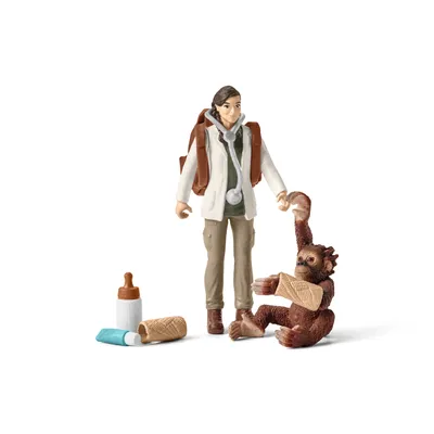 Produktbild von Schleich - Tierfiguren, Tierärztin im Einsatz; 42353