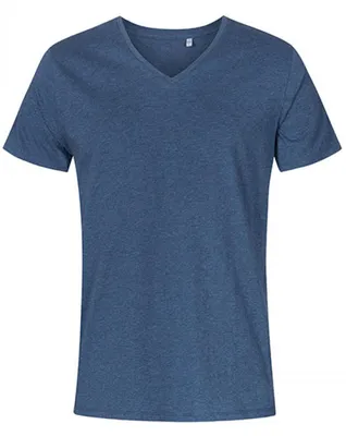 Produktbild von X.O V-Ausschnitt T-Shirt Herren, Marineblau-Melange, XL