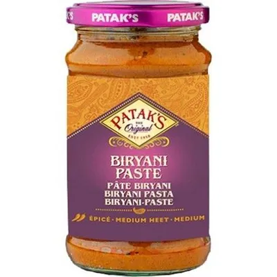 Zdjęcie produktu dla Pasta PATAK'S Biryani 283 g | Pasta curry o średniej ostrości | Indyjska pasta curry