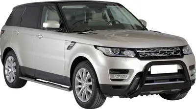 Image de Pare-buffle Avant pour Range Rover Sport 2014-2017 63 mm en Acier Noir