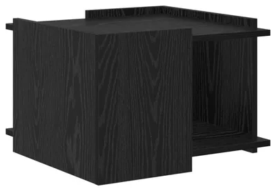 Image de Table basse Chêne noir 50,5 x 50 x 33 cm Bois d'ingénierie