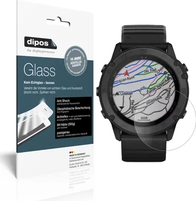 Obrázek produktu pro 2x ochranná fólie pro Garmin tactix Delta matná - anti-shock 9H fólie dipos Sklo plast sklo