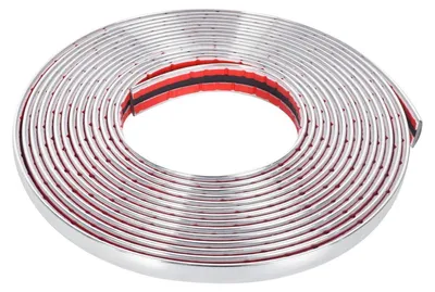 Produktbild von Chrom Zierleiste Selbstklebend PVC 10 mm x 5 m Auto Außen Dekoration