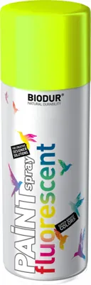 Produktbild von Biodur | Sprühlack - Gelb (RAL 1026) - 400ml, Fluorlack, Sprühfarbe, Acryllack, Fluoreszierend, Lackspray