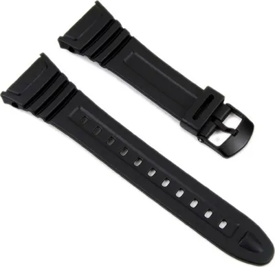Produktbild von Casio Ersatzband Uhrenarmband Resin Schwarz W-96 W-96H-1AVES