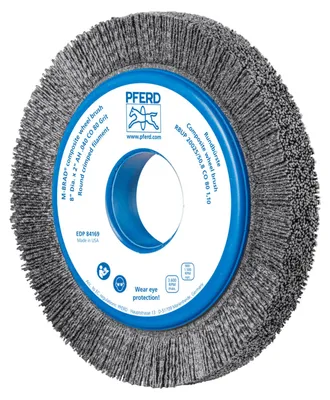 Zdjęcie produktu dla PFERD 79184169, Szczotka szlifierska, Uniwersalne, 3600 RPM, Okrągły, 5,08 cm, 20 cm