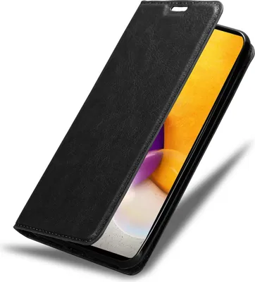 Immagine prodotto di Cadorabo custodia per Samsung Galaxy A73 5G custodia protettiva in nero custodia per cellulare cover chiusura magnetica