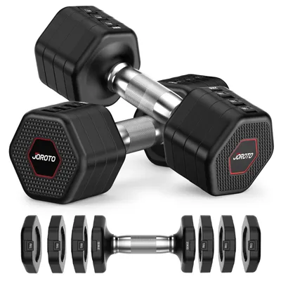 Produktbild von JOROTO Hanteln Set, 4-in-1 Verstellbare Hanteln Kurzhanteln 2er Set, 2–5 kg
