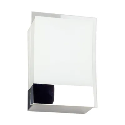 Produktbild von Lindby Wandleuchte Malthe, Höhe 27 cm, chrom, Glas, Metall