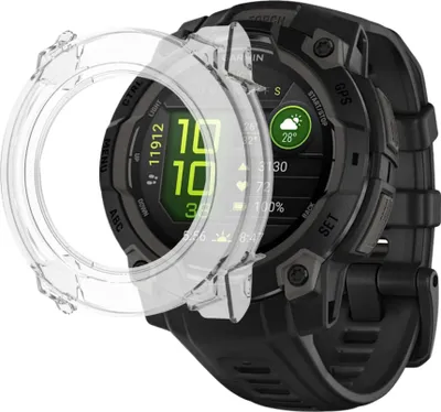 Zdjęcie produktu dla Osłona do Garmin Instinct 3 45mm - Przezroczysta twarda osłona ekranu Phonillico®