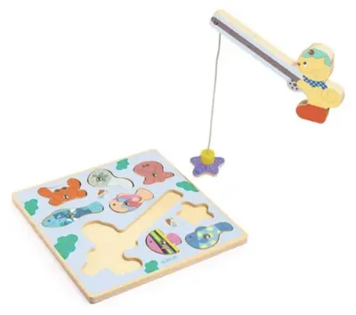 Image de Djeco-Puzzle : Puzzle 2 en 1 & Poisson Bariolo