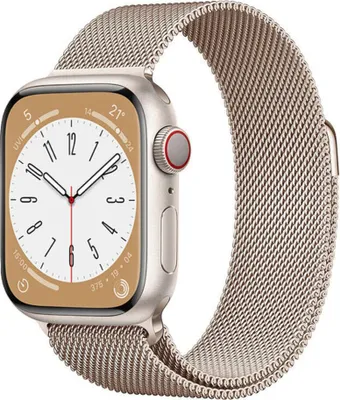 Produktbild von Strap-it Apple Watch Milanaise Armband (Polarstern) - Große: 42 - 44 - 45 - 49mm