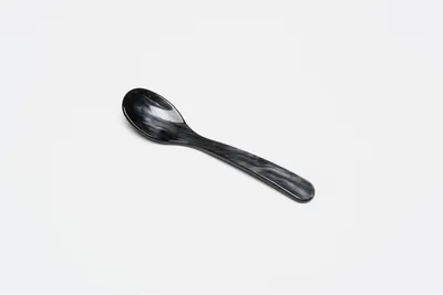 Produktbild von Eierlöffel anthrazit aus Acrylglas, 12,5cm, spülmaschinenfest, ideal für Kleinkinder