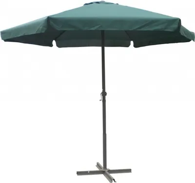 Produktbild von Marktkurbelschirm Easy grün 300cm