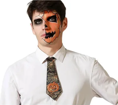 Produktbild von Atosa Halloween-kürbis-krawatte Beige Beige One Size