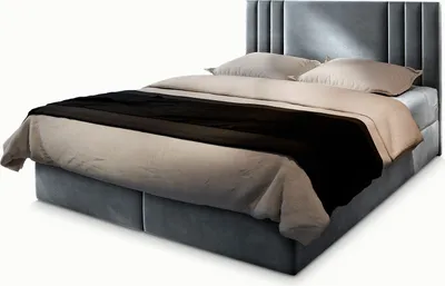 Produktbild von Masseno Boxspringbett BRES 180x200 cm Komplett-Set mit Bonell Matratze und Topper, Polsterbett mit Bettkästen -Hellgrau, CASABLANCA 14