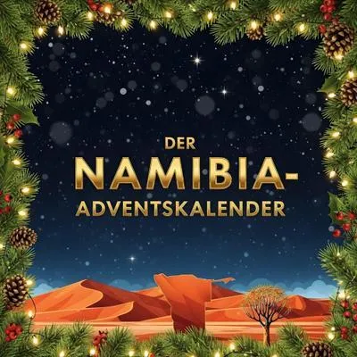 Produktbild von Adventskalender Namibia: 24 illustrierte Einblicke in Lebensart, Rezepte & Naturwunder