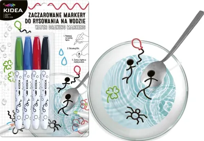 Produktbild von Verzauberte Wasserzeichnung Marker 4 Stück Kidea