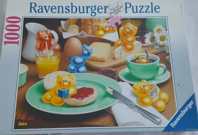 Produktbild von Ravensburger Puzzle 1000 Teile Gelinis beim Frühstück