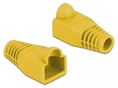 Produktbild von Delock Knickschutztülle für RJ45 Stecker gelb 20 Stück