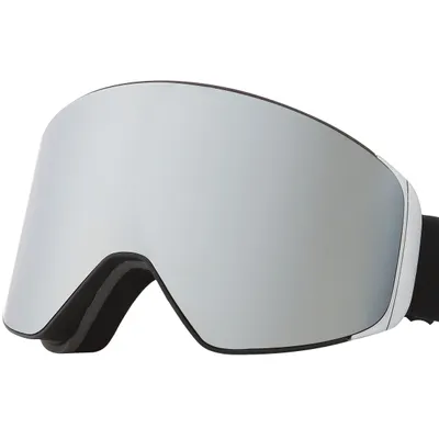 Produktbild von YEAZ APEX Magnet-Skibrille oder Snowboardbrille silber/schwarzes Band/graues Logo