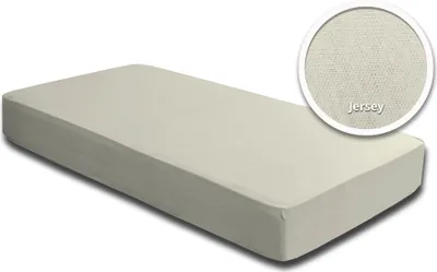 Produktbild von Spannbettlaken Babybett Kinder creme wollweiß 60x120 cm - 70x140 cm Baumwolle