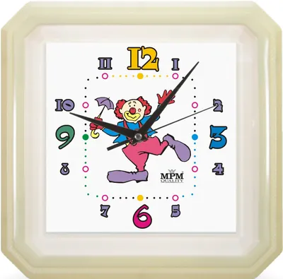 Obrázok produktu pre Nástenné hodiny MPM, 2418.00 - biela, 34cm
