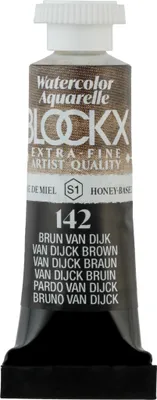 Produktbild von Blockx 3x Aquarellfarbe, Van Dijk braun - Tube 5ml - Van Dijk Braun 43142BXC