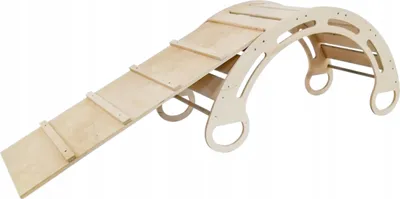 Produktbild von Montessori-Schaukel mit Rutsche MAX, natur, 120 cm, 5 in 1, 7 in 1, CE